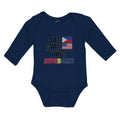 Long Sleeve Bodysuit Baby 50% + 50% 100% Awesome Boy & Girl Clothes Cotton
