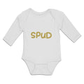 Long Sleeve Bodysuit Baby Spud Boy & Girl Clothes Cotton