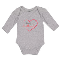 Long Sleeve Bodysuit Baby Daddy's Sweetheart Boy & Girl Clothes Cotton - Cute Rascals