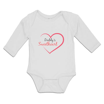 Long Sleeve Bodysuit Baby Daddy's Sweetheart Boy & Girl Clothes Cotton