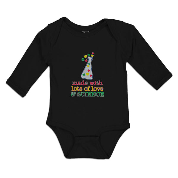 Long Sleeve Bodysuit Baby Lots Laboratory Test Colourful Hearts Cotton
