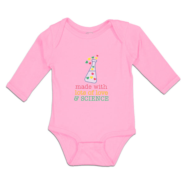 Long Sleeve Bodysuit Baby Lots Laboratory Test Colourful Hearts Cotton