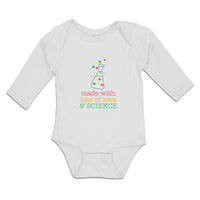 Long Sleeve Bodysuit Baby Lots Laboratory Test Colourful Hearts Cotton