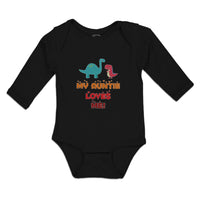 Long Sleeve Bodysuit Baby My Auntie Loves Me! Boy & Girl Clothes Cotton