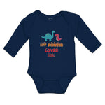 Long Sleeve Bodysuit Baby My Auntie Loves Me! Boy & Girl Clothes Cotton