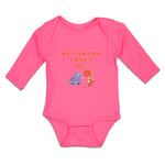 Long Sleeve Bodysuit Baby Tyrannosaurus Rex Triceratops Dinosaur Cotton