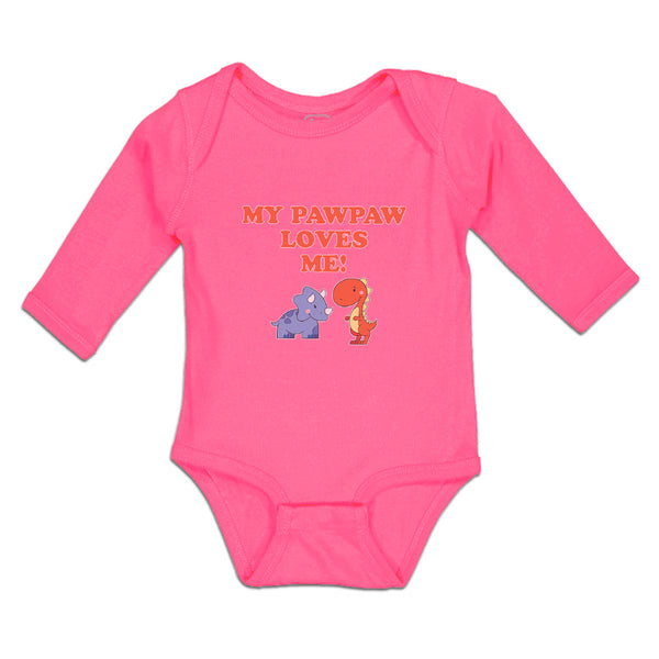 Long Sleeve Bodysuit Baby Tyrannosaurus Rex Triceratops Dinosaur Cotton