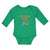 Long Sleeve Bodysuit Baby Tyrannosaurus Rex Triceratops Dinosaur Cotton