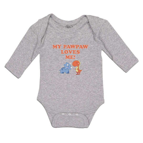 Long Sleeve Bodysuit Baby Tyrannosaurus Rex Triceratops Dinosaur Cotton