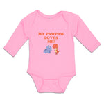 Long Sleeve Bodysuit Baby Tyrannosaurus Rex Triceratops Dinosaur Cotton