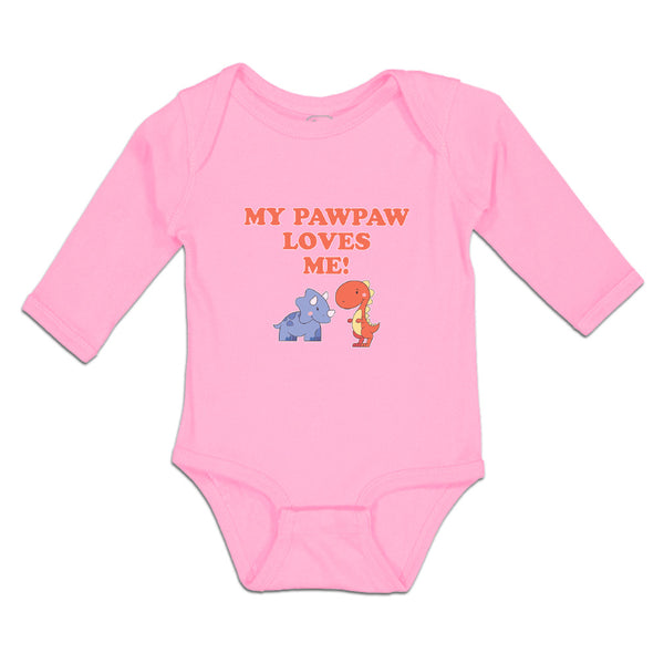 Long Sleeve Bodysuit Baby Tyrannosaurus Rex Triceratops Dinosaur Cotton