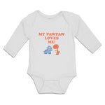 Long Sleeve Bodysuit Baby Tyrannosaurus Rex Triceratops Dinosaur Cotton