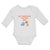 Long Sleeve Bodysuit Baby Tyrannosaurus Rex Triceratops Dinosaur Cotton
