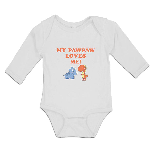 Long Sleeve Bodysuit Baby Tyrannosaurus Rex Triceratops Dinosaur Cotton