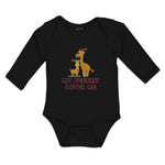 Long Sleeve Bodysuit Baby My Peepaw Loves Me An Giraffe Loves Boy & Girl Clothes