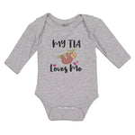 Long Sleeve Bodysuit Baby My Tia Loves Me Boy & Girl Clothes Cotton