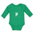 Long Sleeve Bodysuit Baby Made in America with Nigerian Parts Boy & Girl Clothes