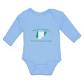 Long Sleeve Bodysuit Baby Made in America with Nigerian Parts Boy & Girl Clothes