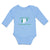 Long Sleeve Bodysuit Baby Made in America with Nigerian Parts Boy & Girl Clothes