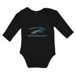 Long Sleeve Bodysuit Baby Made America Swedish Parts National Flag Usa Cotton