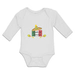Long Sleeve Bodysuit Baby Mexico Cinco Mayo Mexiacan Holiday Flag Hat Cotton