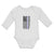 Long Sleeve Bodysuit Baby Proud Daughter An American Police Flag Cotton