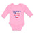 Long Sleeve Bodysuit Baby Somebody in Texas Loves Me Boy & Girl Clothes Cotton