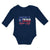 Long Sleeve Bodysuit Baby Somebody in Texas Loves Me Boy & Girl Clothes Cotton
