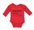 Long Sleeve Bodysuit Baby Born to Play Hockey with My Daddy Dad Father's Day - Cute Rascals