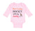 Long Sleeve Bodysuit Baby Born to Play Hockey with My Daddy Dad Father's Day - Cute Rascals