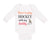 Long Sleeve Bodysuit Baby Born to Play Hockey with My Daddy Dad Father's Day - Cute Rascals