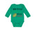 Long Sleeve Bodysuit Baby Born to Play Rugby with Daddy Dad Father's Day Cotton - Cute Rascals