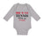 Long Sleeve Bodysuit Baby Born to Play Tennis with My Daddy Dad Father's Day - Cute Rascals