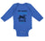 Long Sleeve Bodysuit Baby My Daddy Faster Your Car Racing Dad Father's Cotton