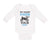 Long Sleeve Bodysuit Baby My Daddy Faster Your Car Racing Dad Father's Cotton