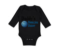 Long Sleeve Bodysuit Baby Daddy's Dad Father Bowling Buddy Dad Father's Day A