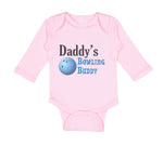 Long Sleeve Bodysuit Baby Daddy's Dad Father Bowling Buddy Dad Father's Day A - Cute Rascals