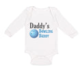 Long Sleeve Bodysuit Baby Daddy's Dad Father Bowling Buddy Dad Father's Day A