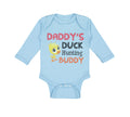 Long Sleeve Bodysuit Baby Daddy's Dad Father Duck Hunting Buddy Dad Father's Day