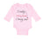 Long Sleeve Bodysuit Baby Daddy's Dad Father Fishing Buddy Coming Soon Cotton - Cute Rascals
