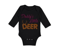 Long Sleeve Bodysuit Baby Daddy's Little Deer Hunting Hunter Boy & Girl Clothes - Cute Rascals