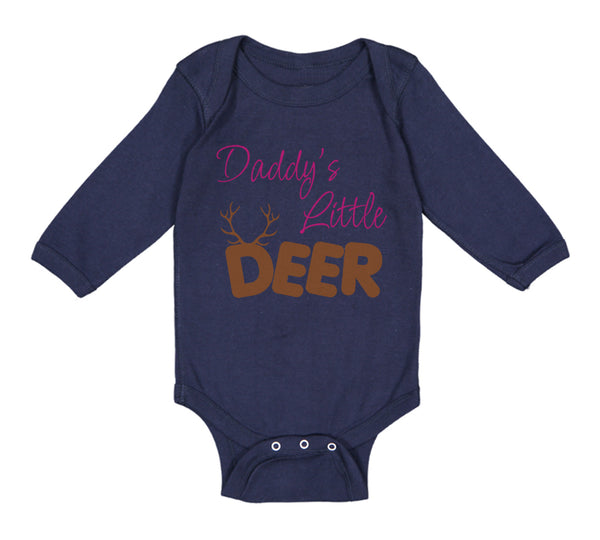 Long Sleeve Bodysuit Baby Daddy's Little Deer Hunting Hunter Boy & Girl Clothes - Cute Rascals