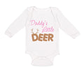 Long Sleeve Bodysuit Baby Daddy's Little Deer Hunting Hunter Boy & Girl Clothes