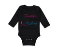 Long Sleeve Bodysuit Baby Daddy's Dad Little Fishing Princess Father's Cotton