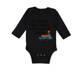 Long Sleeve Bodysuit Baby I'M Proof That Daddy Isn'T Always Fishing Father's Day