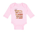 Long Sleeve Bodysuit Baby Pack My Diapers I'M Going Hunting with Daddy Cotton