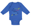 Long Sleeve Bodysuit Baby I'M Proof That My Daddy Doesn'T Paintball All The Time