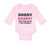 Long Sleeve Bodysuit Baby Sorry Daddy You Now Have 2 Bosses Dad Funny Style C