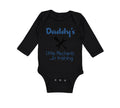 Long Sleeve Bodysuit Baby Daddy's Little Mechanic in Training Dad Father's Day