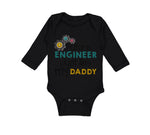 Long Sleeve Bodysuit Baby Future Engineer like My Daddy Dad Father's Day Cotton - Cute Rascals